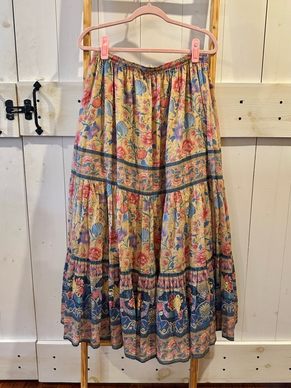 Spell & The Gypsy Collective Seashell Maxi Skirt Opal. - Picture 6 of 11